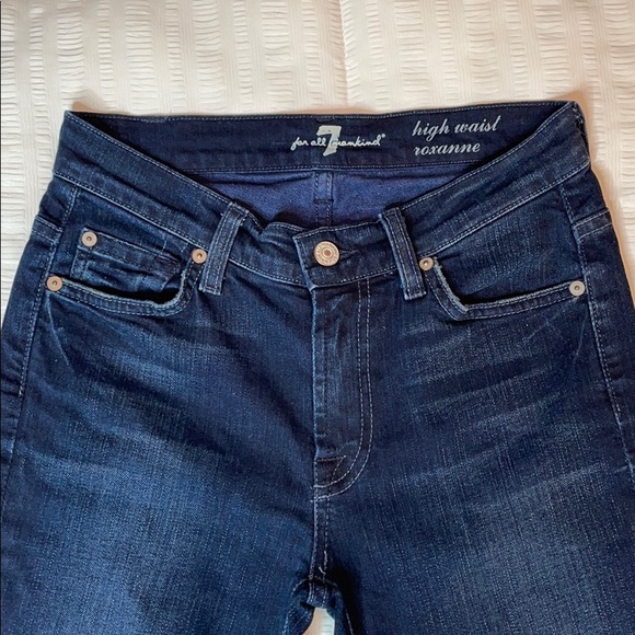 7 For All Mankind Denim - 7 For All Mankind High Waist Roxanne Skinny Jeans